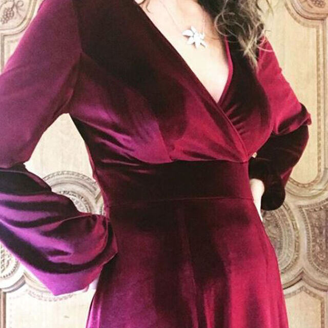 Dress- Using Velvet Fabric