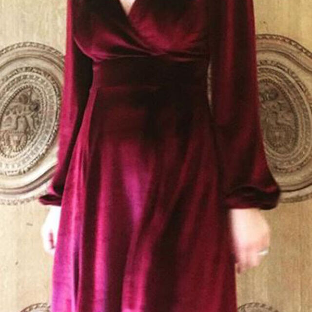Dress - Using velvet Fabrics