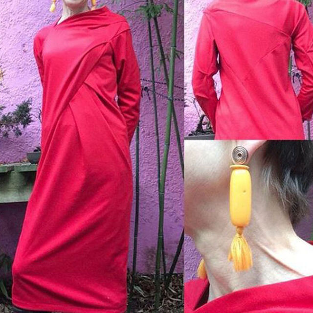 Dress- Using Viscose Ponte Jersey Fabric