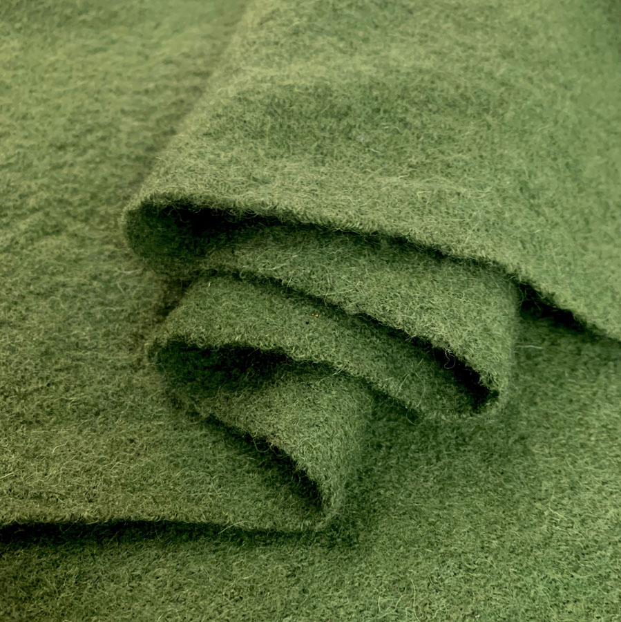 Pure Luxury - Boiled Wool - Moss