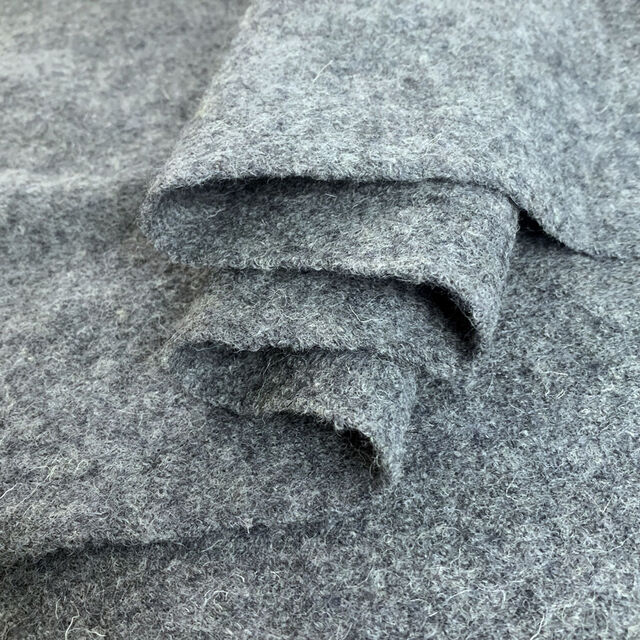 Pure Luxury - Boiled Wool - Silver Grey