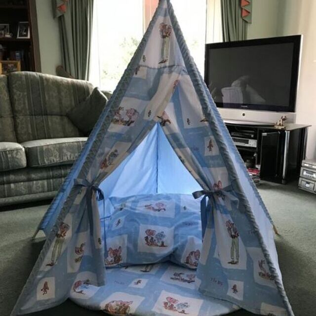 TeePee Tent - Using Roald Dahl Fabric