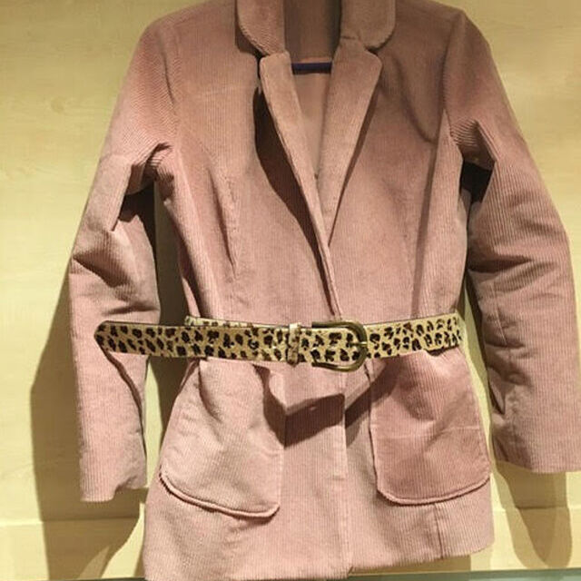 Blazer Jacket- Using Corduory Blush Fabric