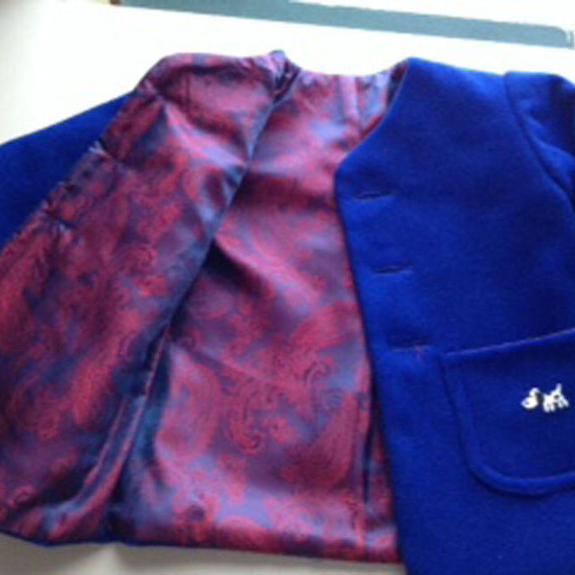 Children Coat- Using Wool & Paisley Lining