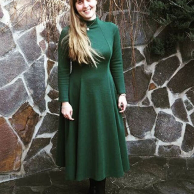 Dress - Using Green Jersey Fabric