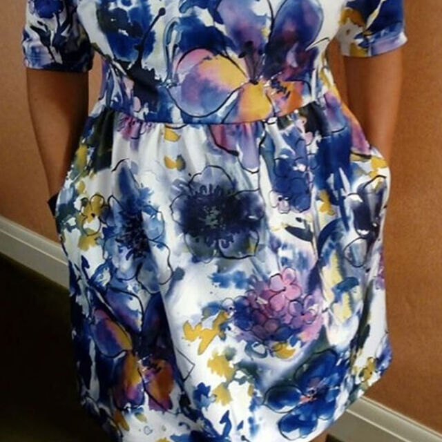 Dress- Using John Kaldor Design Fabric