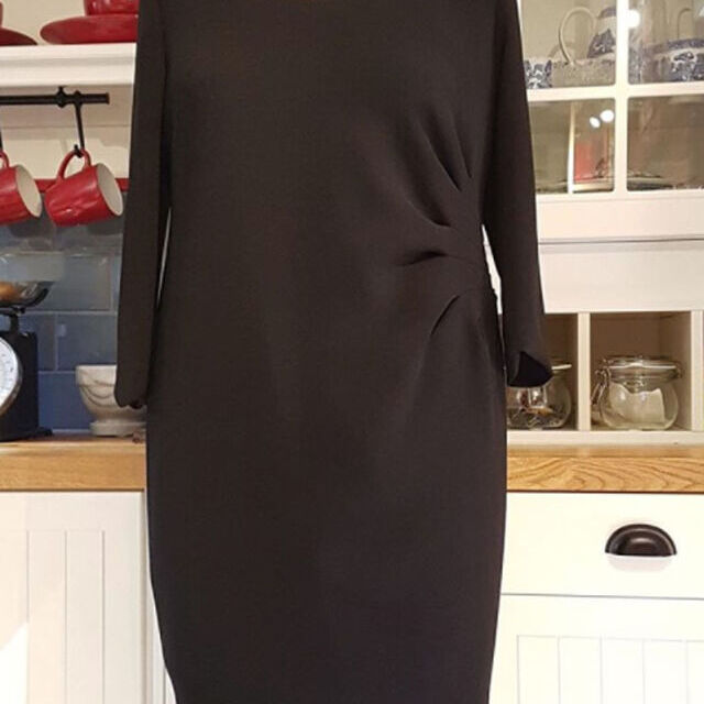 Dress- Using Triple Crepe Black Fabric