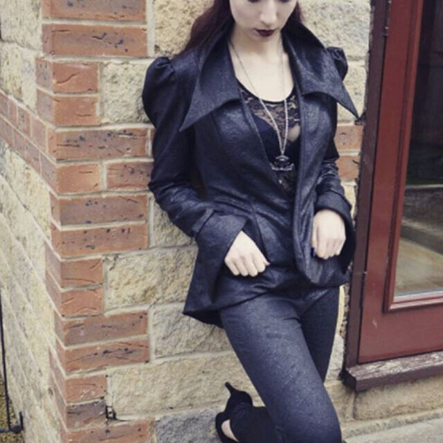 Jacket - Using Embossed Pleather Fabric