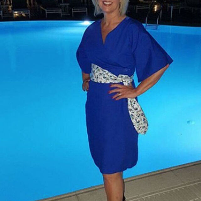 Kamono Wrap Dress- Using Crepe Fabric