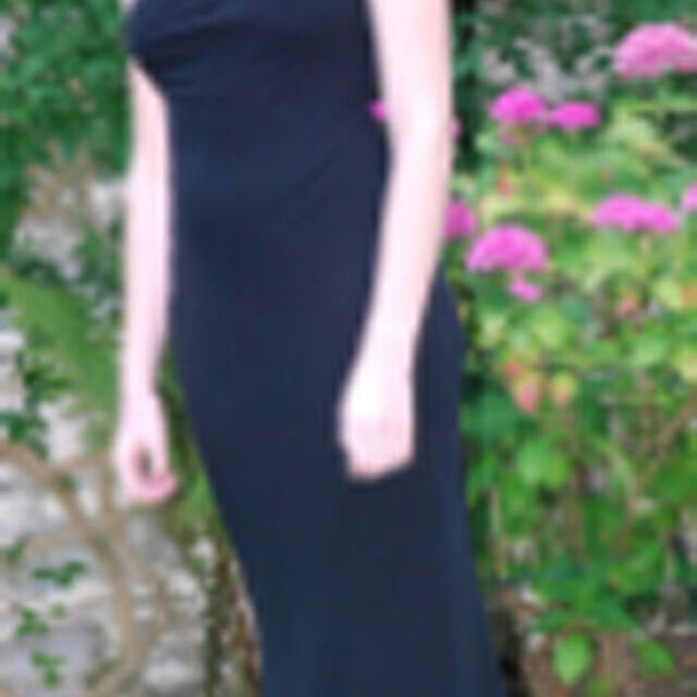 Prom Dress- Using Navy Crepe Fabric