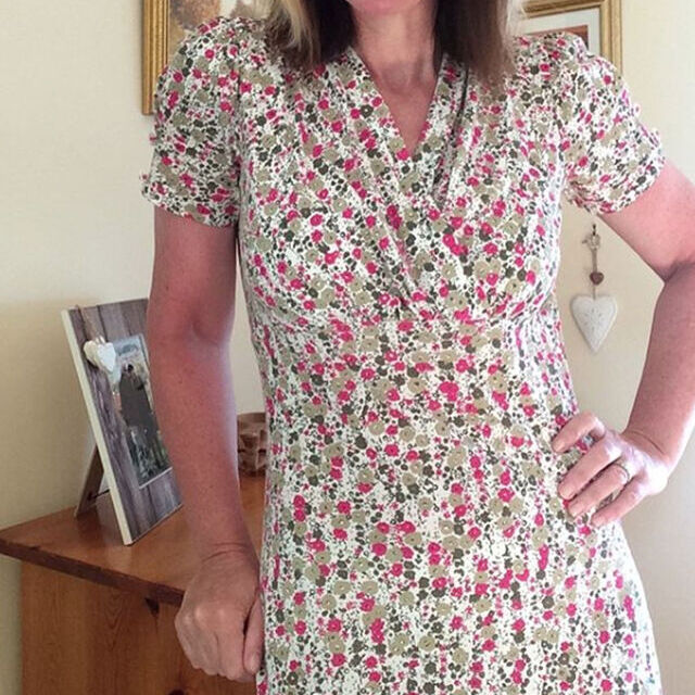 Wrap Dress- Using Cotton Jersey Fabric