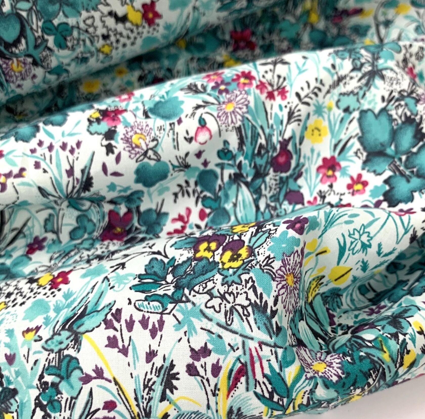 Cotton Lawn Fabric by the Yard