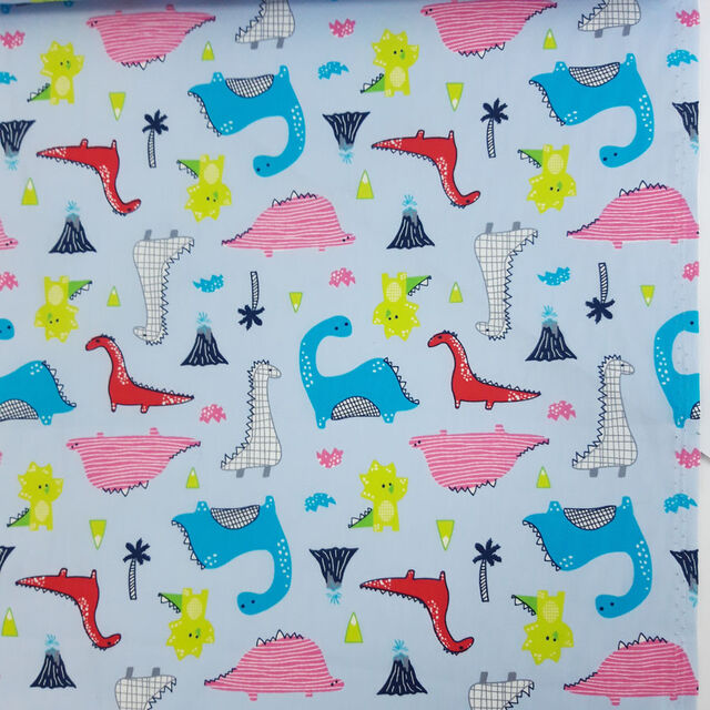 Poplin Print - Monty - Blue