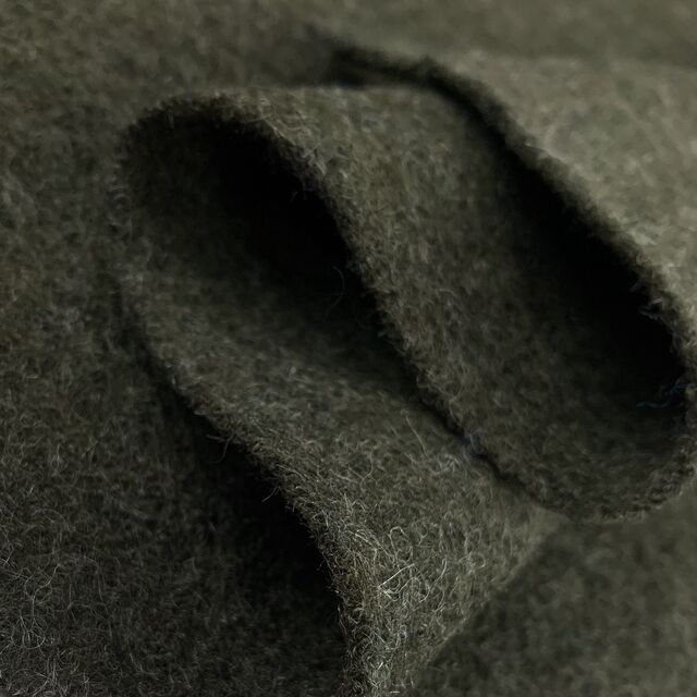 Pure Luxury - Boiled Wool - Military Green