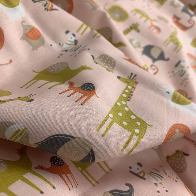 Organic Cotton - Safari - Pink