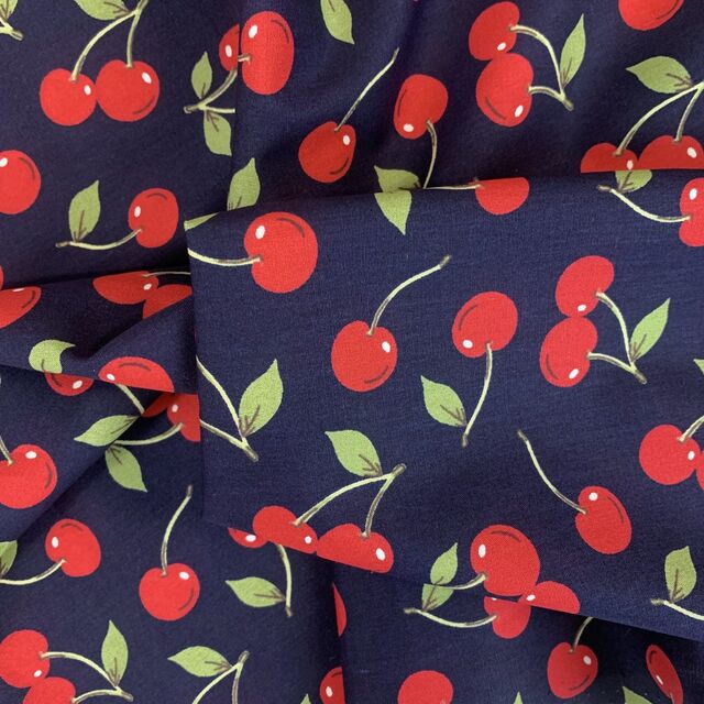 Poplin Print - Cherries