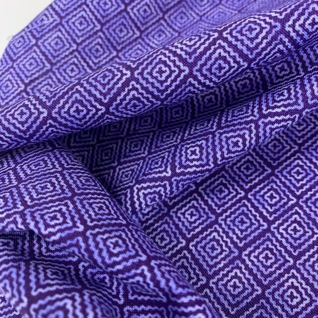 Stof Fabric - Diamonds - Purple