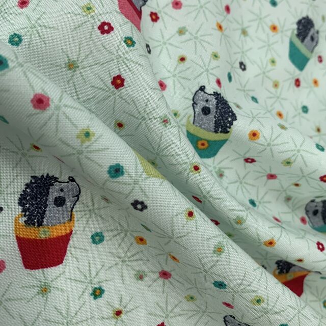 Stof Fabric - Hedgehog Garden