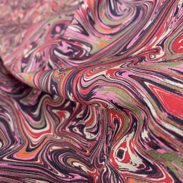 Stof Fabric - Marble - Rose