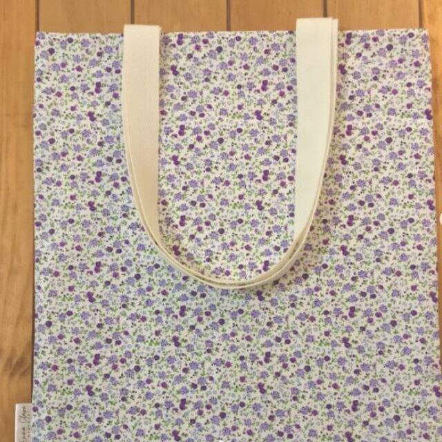 Tote bag- using canvas & cotton fabrics