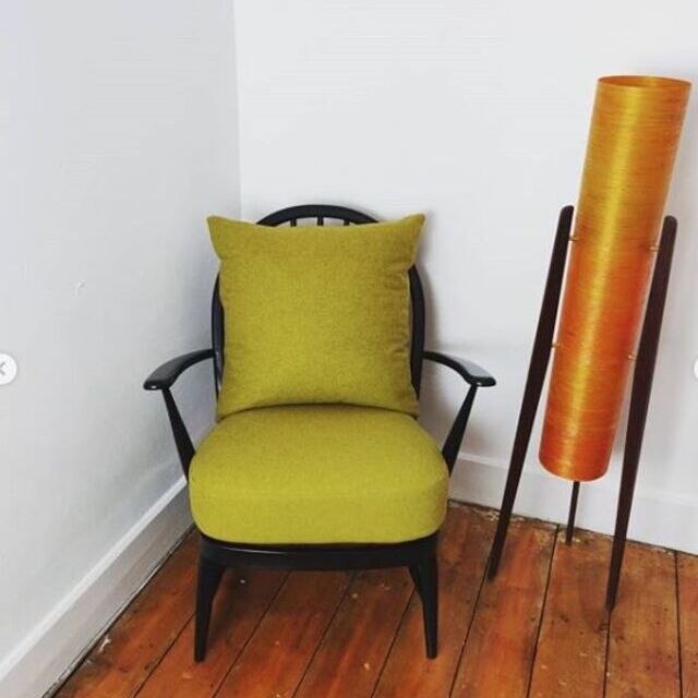 Chair-Using 100% wool- Green