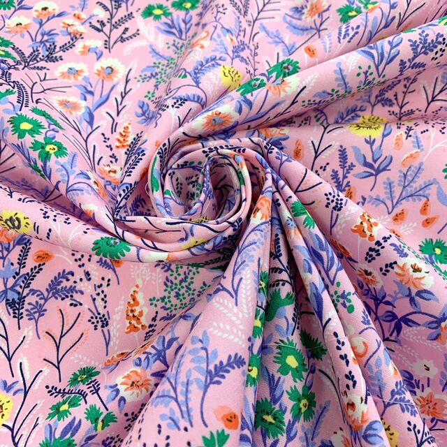 Poplin Print - La Belle - Pink