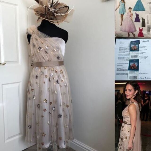 Dress- Using chiffion and luxury satin fabric