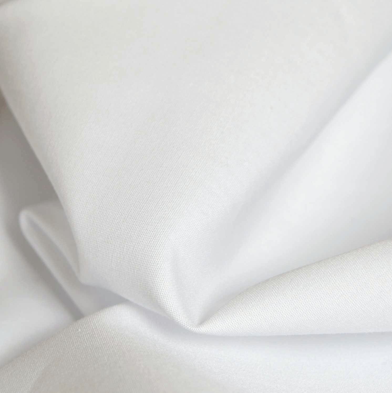 Superior Quality White Cotton Poplin