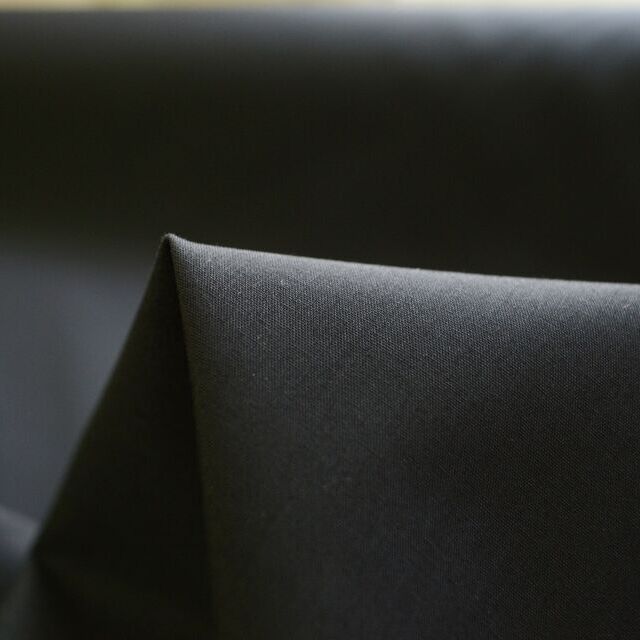 Superior Quality Plain Poly/Cotton - Black