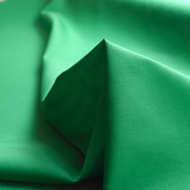 Superior Quality Plain Poly/Cotton - Emerald Green