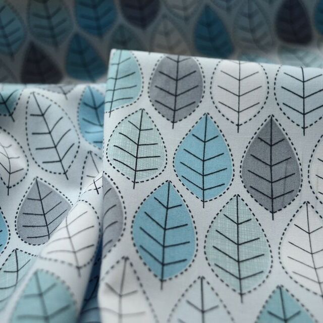 Poplin Print - Conran - Blue