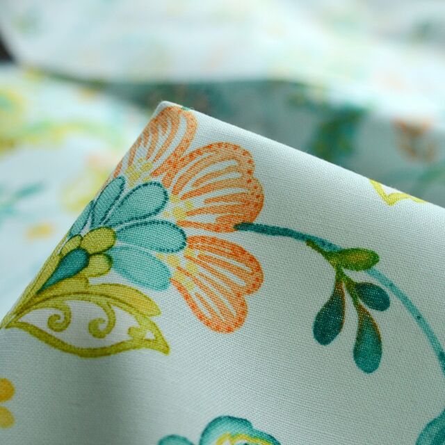 Benartex - Aria - Floral Vine Blue Peach