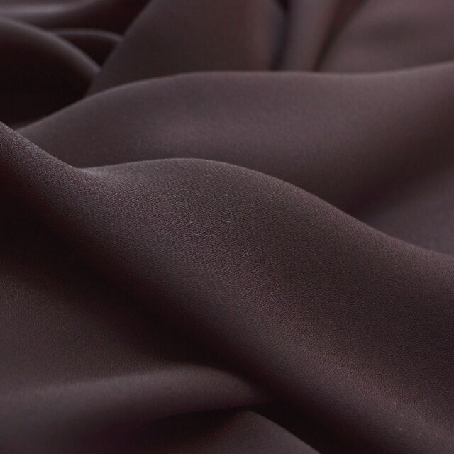 Georgette Dress Fabric - Espresso