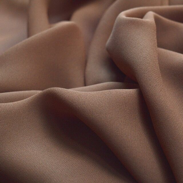 Georgette Dress Fabric - Latte